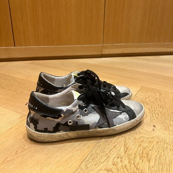 GOLDEN GOOSE - Superstar cloth low trainers - Picture 3 of 15